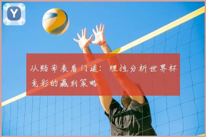 从赔率表看门道:理性分析世界杯竞彩的赢利策略