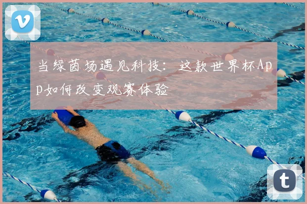 当绿茵场遇见科技:这款世界杯App如何改变观赛体验
